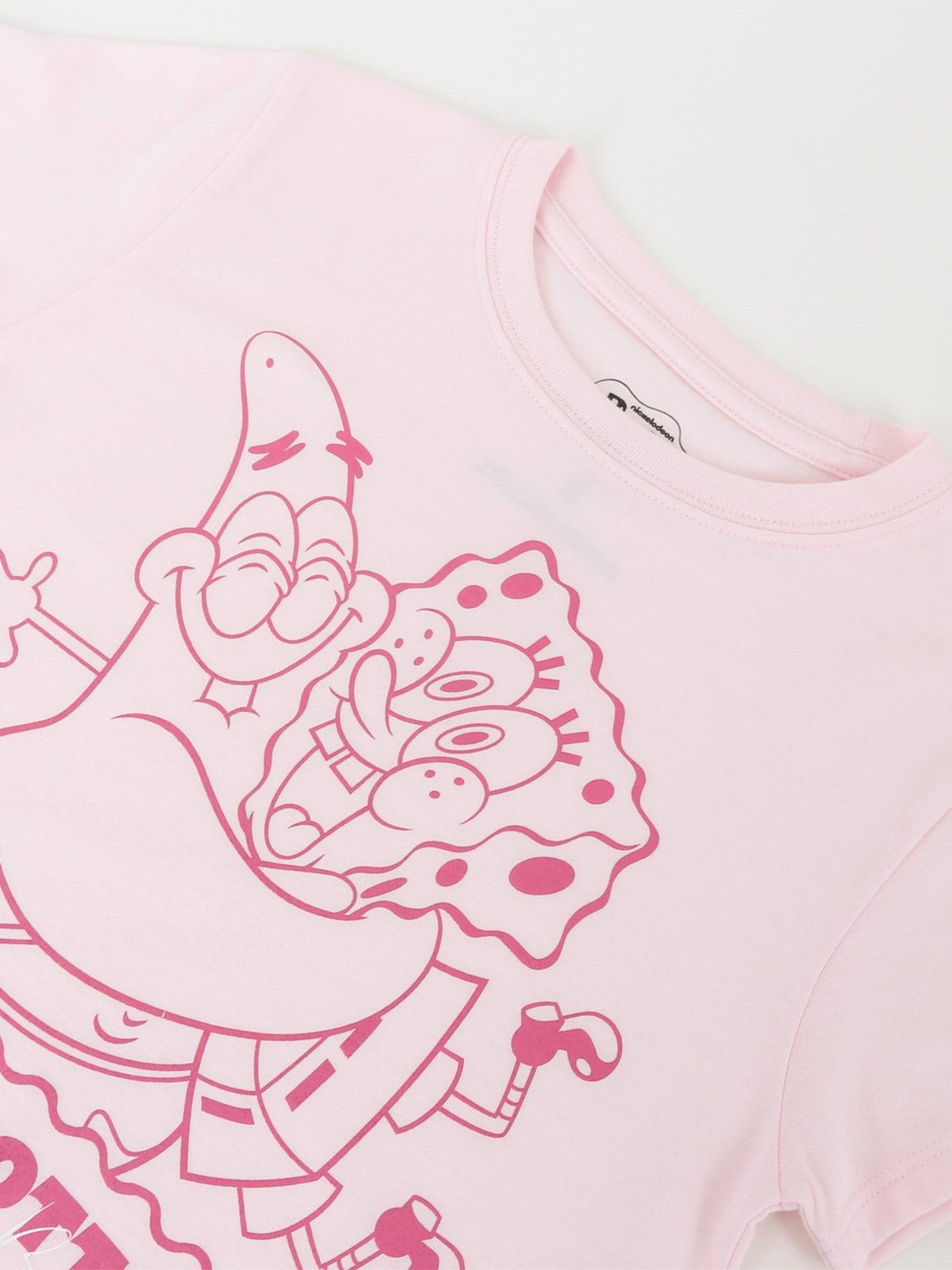 POLERA NIÑA BOB ESPONJA MANGA CORTA - 3