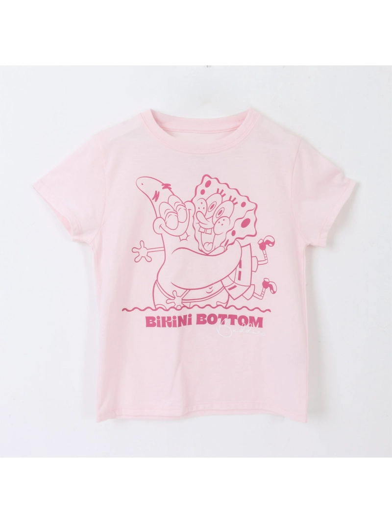 POLERA NIÑA BOB ESPONJA MANGA CORTA - 1
