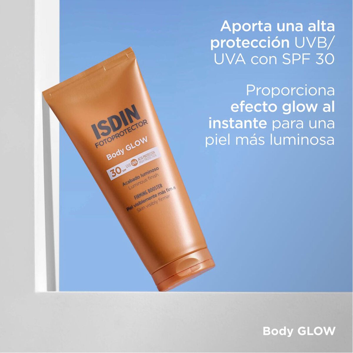 PROTECTOR SOLAR CORPORAL ISDIN BODY GLOW SPF30 200 ML - 2