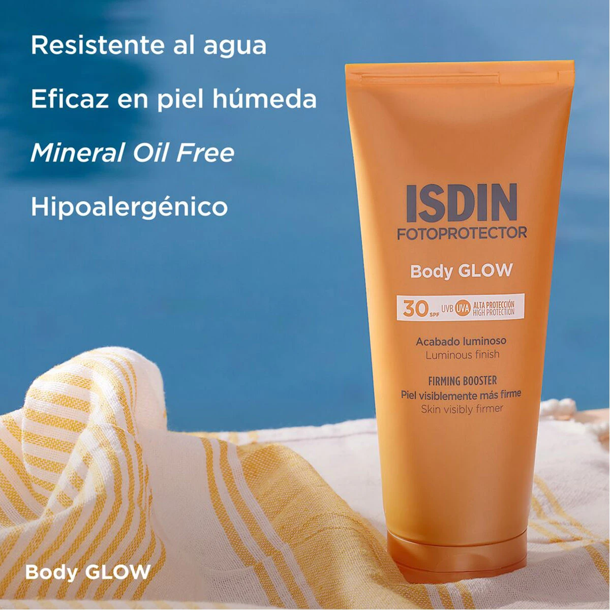 PROTECTOR SOLAR CORPORAL ISDIN BODY GLOW SPF30 200 ML - 5