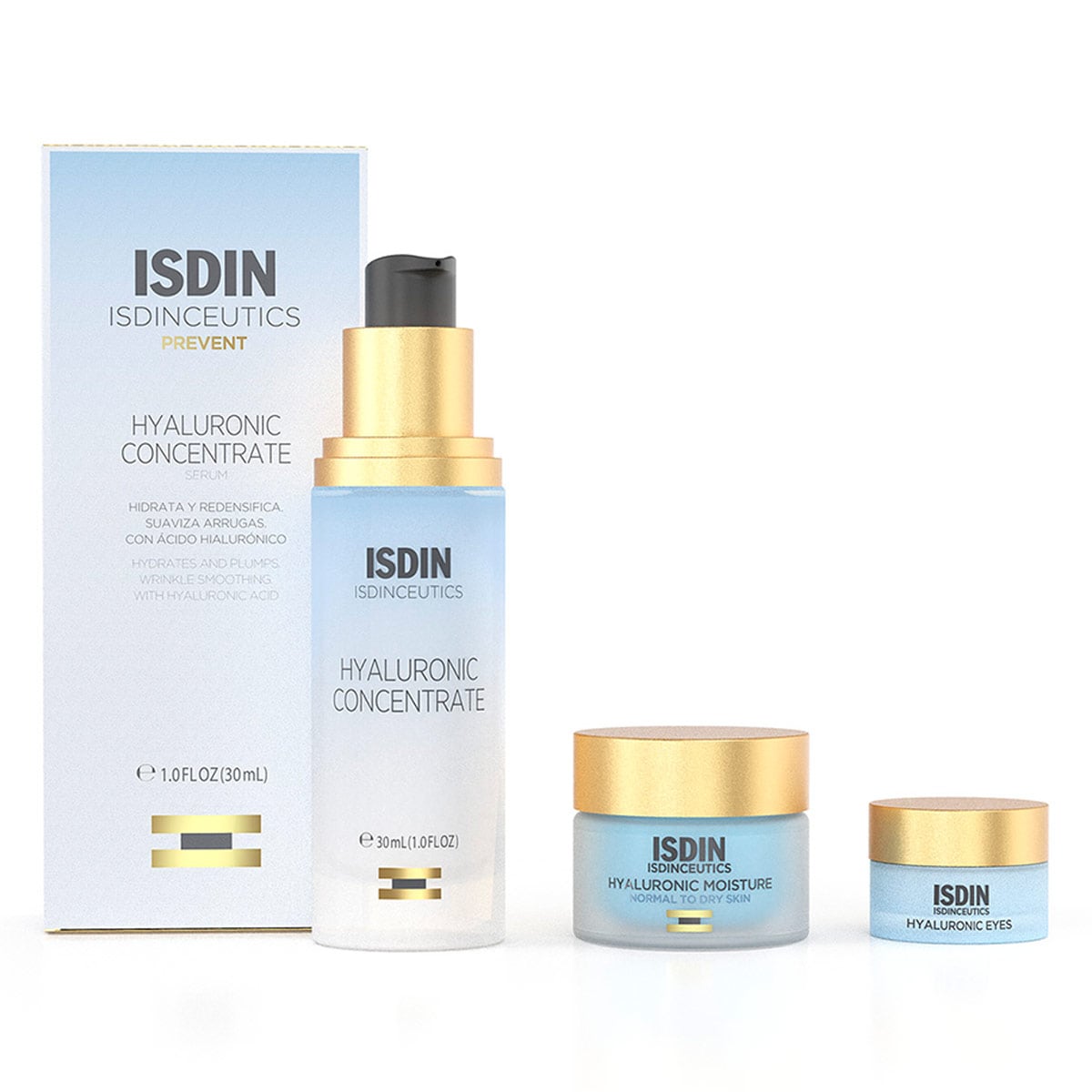 SET ISDINCEUTICS HYALURONIC CONCENTRATE 30 ML + ESENCIALES HIDRATACIÓN - 1