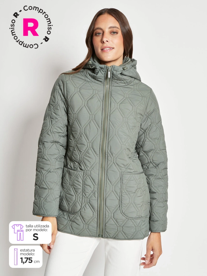 PARKA MUJER REGATTA LARGA ACOLCHADA - 1