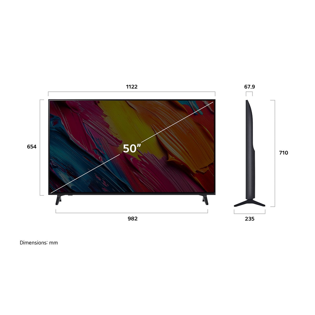 SMART TV LG QNED 4K UHD 50” 50QNED70ASA - 2