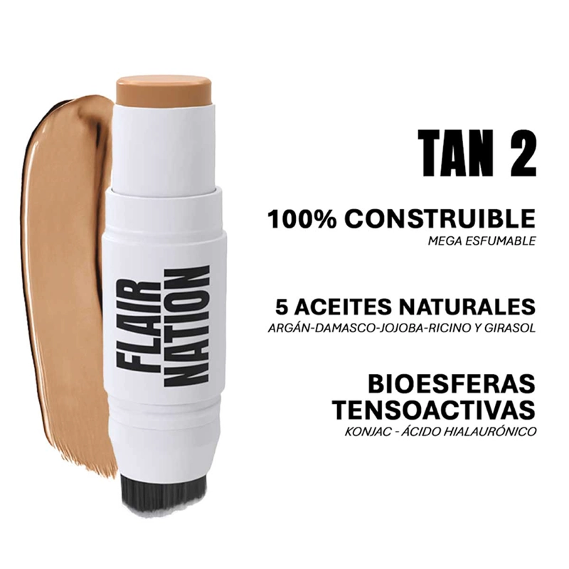 BRONZER EN BARRA FLAIR NATION TAN 2 - 2