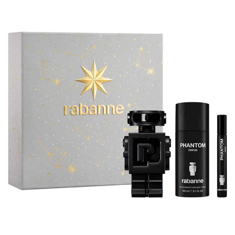 PERFUME RABANNE PHANTOM HOMBRE PARFUM 100 ML + 10 ML + DESODORANTE 150 ML - 1