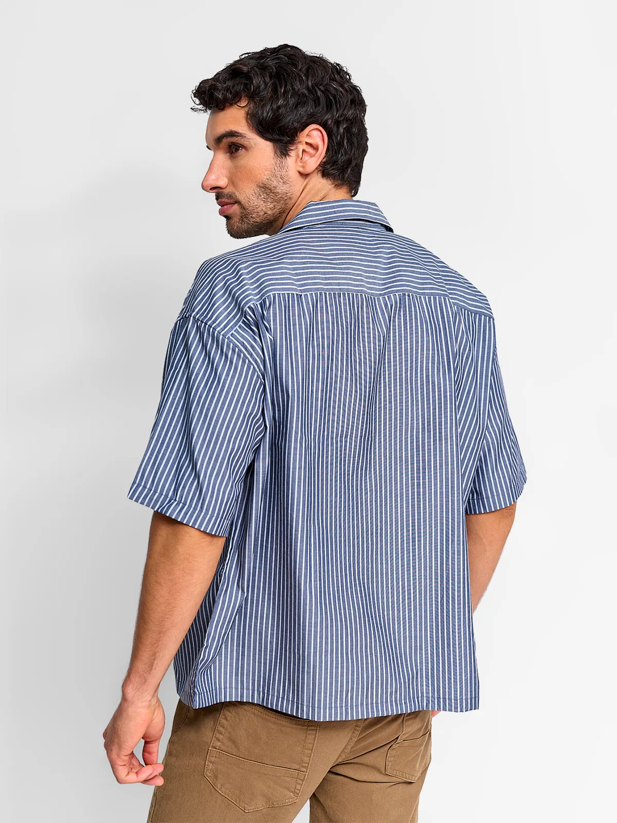 CAMISA HOMBRE INDEX MANGA CORTA RAYAS - 2