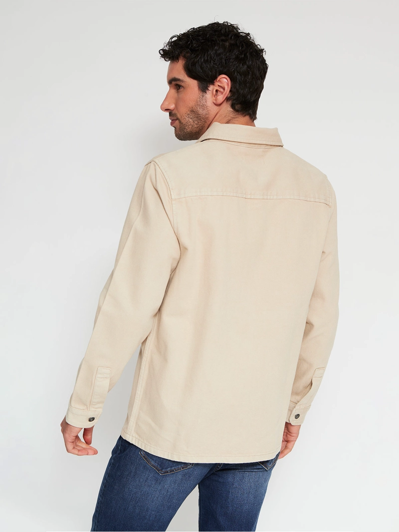 SOBRECAMISA HOMBRE MARQUIS ALGODÓN MANGA LARGA DENIM - 2