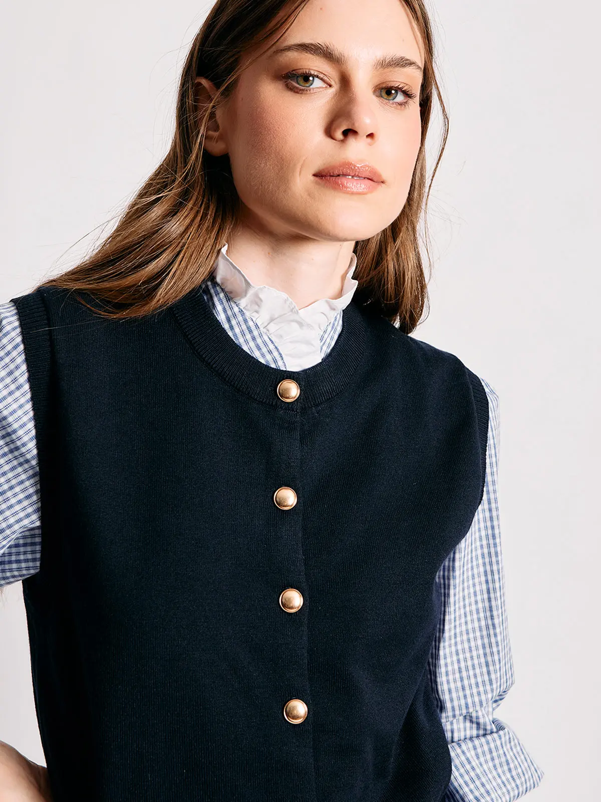 SWEATER MUJER MARQUIS SIN MANGAS - 4