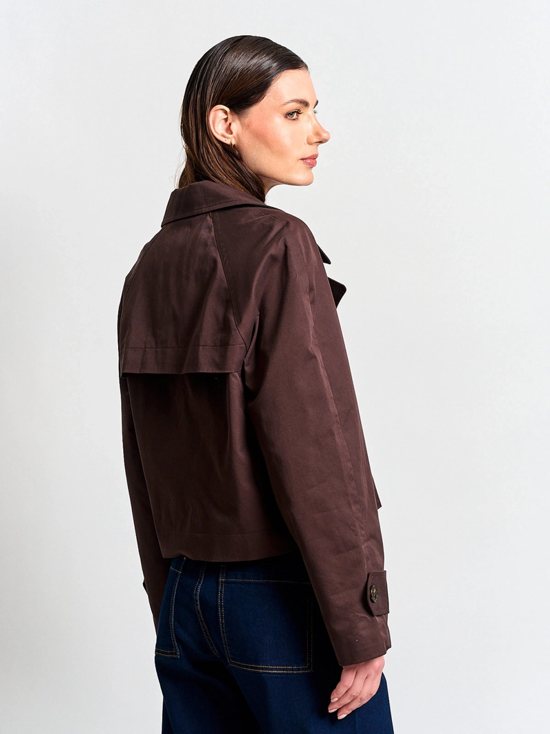CHAQUETA MUJER MARQUIS ALGODÓN TRENCH CORTO - 2