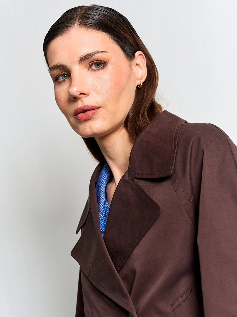 CHAQUETA MUJER MARQUIS ALGODÓN TRENCH CORTO - 3