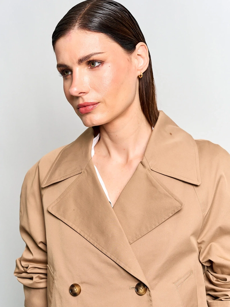 CHAQUETA MUJER MARQUIS ALGODÓN TRENCH CORTO - 3