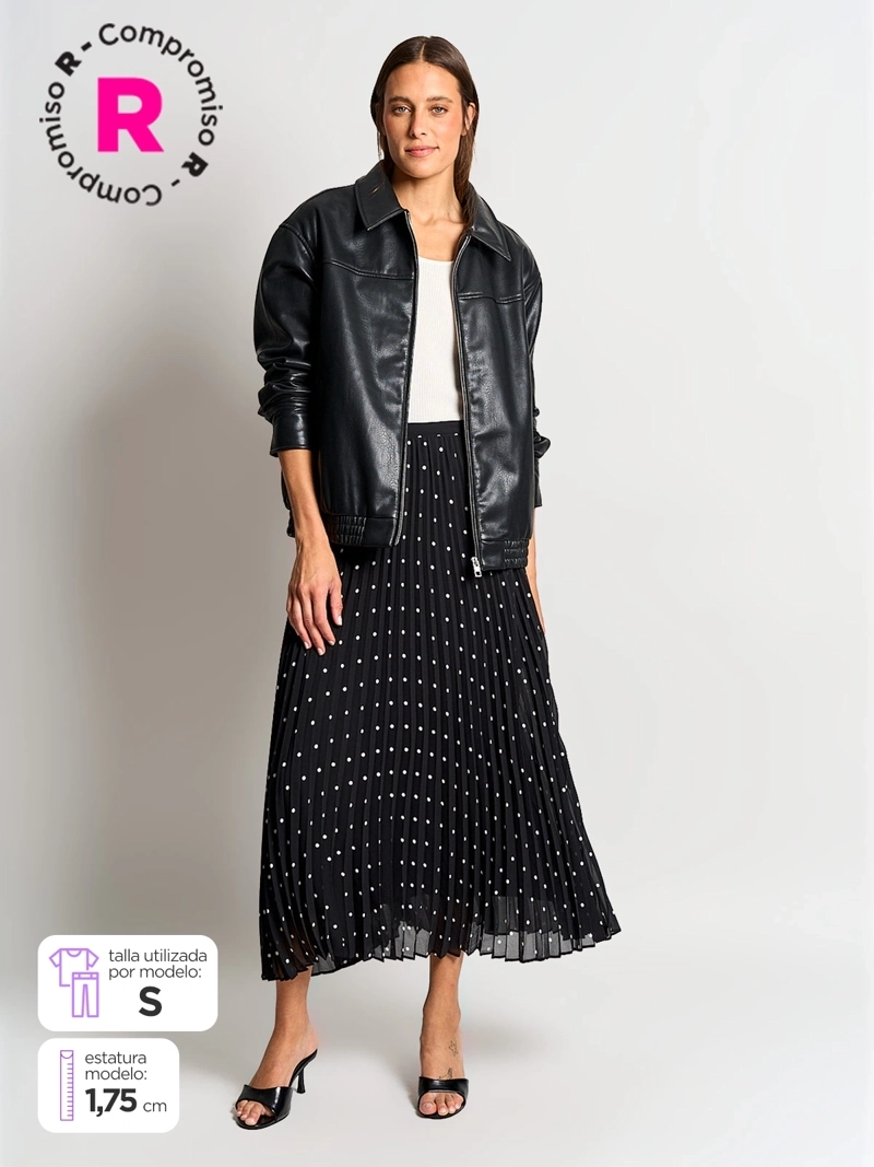 FALDA MUJER MARQUIS PLISADA - 1