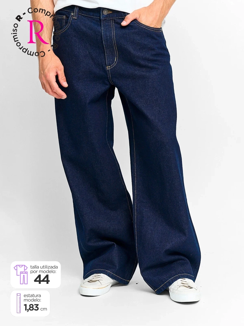 JEANS HOMBRE INDEX ALGODÓN WIDELEG - 1