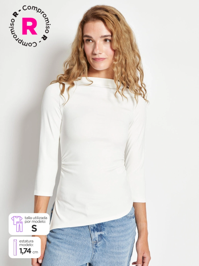 POLERA MUJER MARQUIS ASIMÉTRICA - 1
