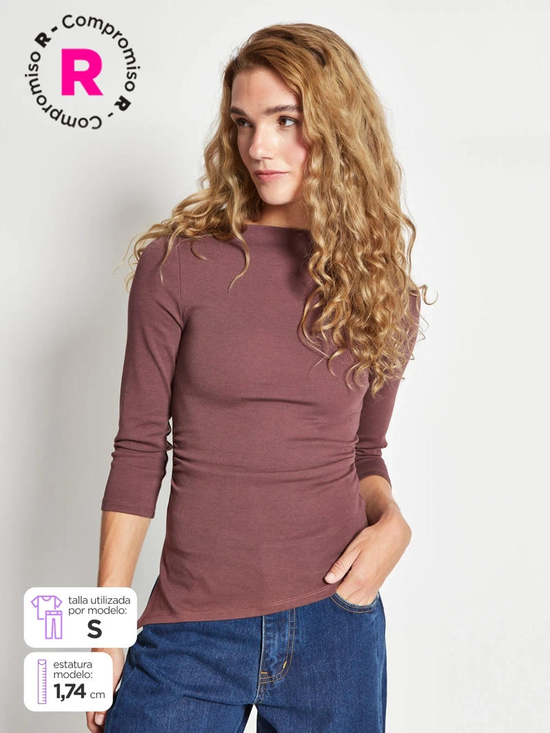 POLERA MUJER MARQUIS ASIMÉTRICA - 1