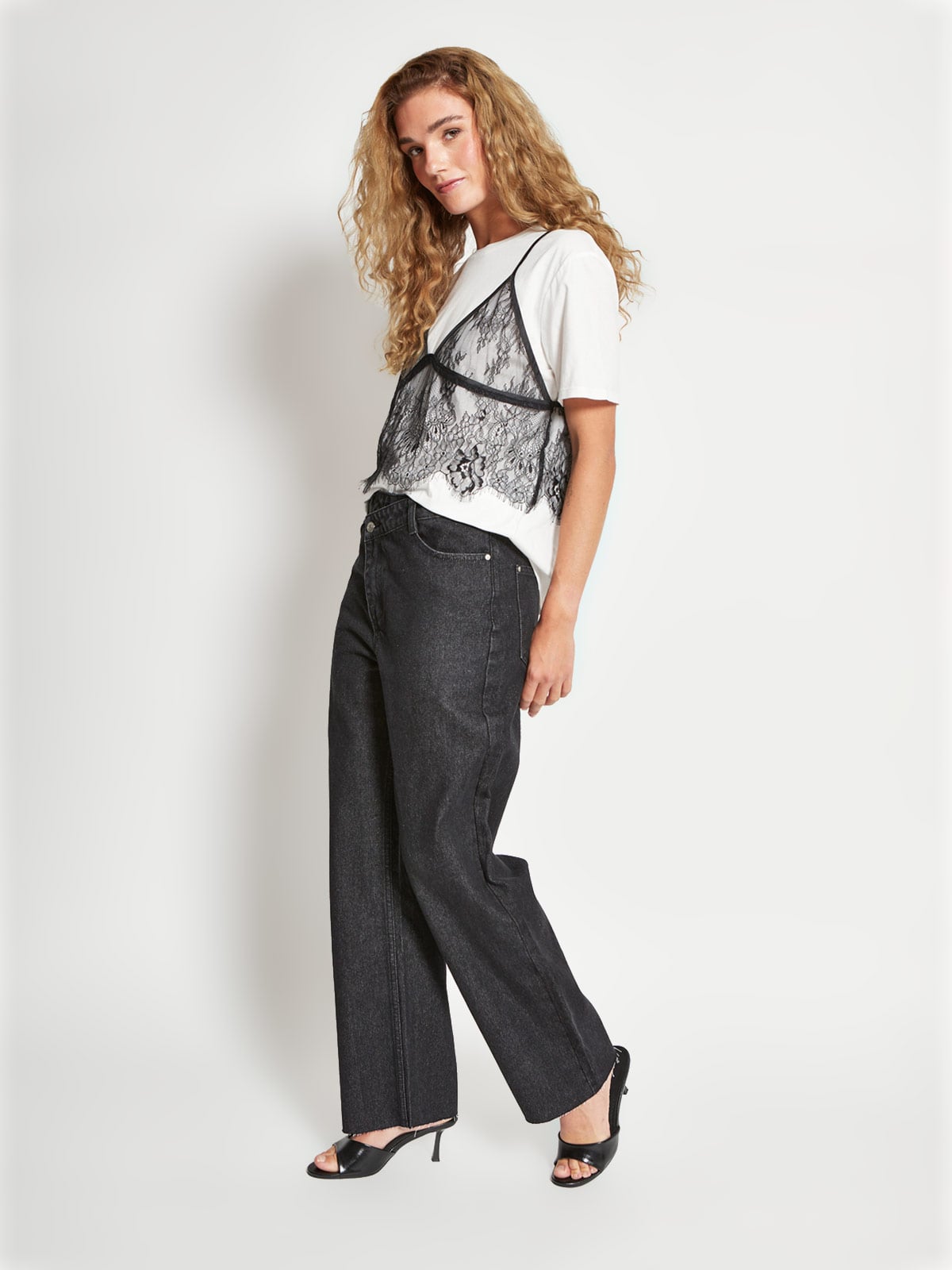 POLERA MUJER MARQUIS ALGODÓN ENCAJE - 5