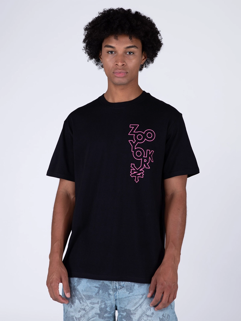 POLERA HOMBRE ZOO YORK DROPING MANGA CORTA