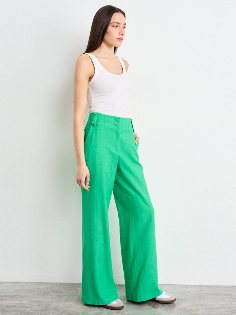 PANTALÓN MUJER IO LISO PALAZZO - 2