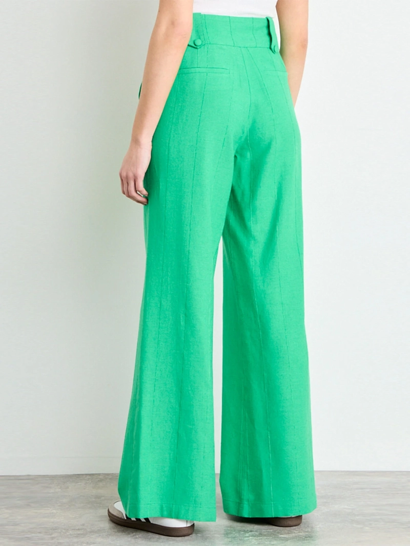 PANTALÓN MUJER IO LISO PALAZZO - 4