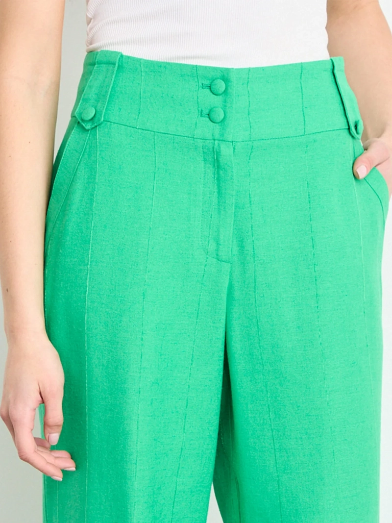 PANTALÓN MUJER IO LISO PALAZZO - 5