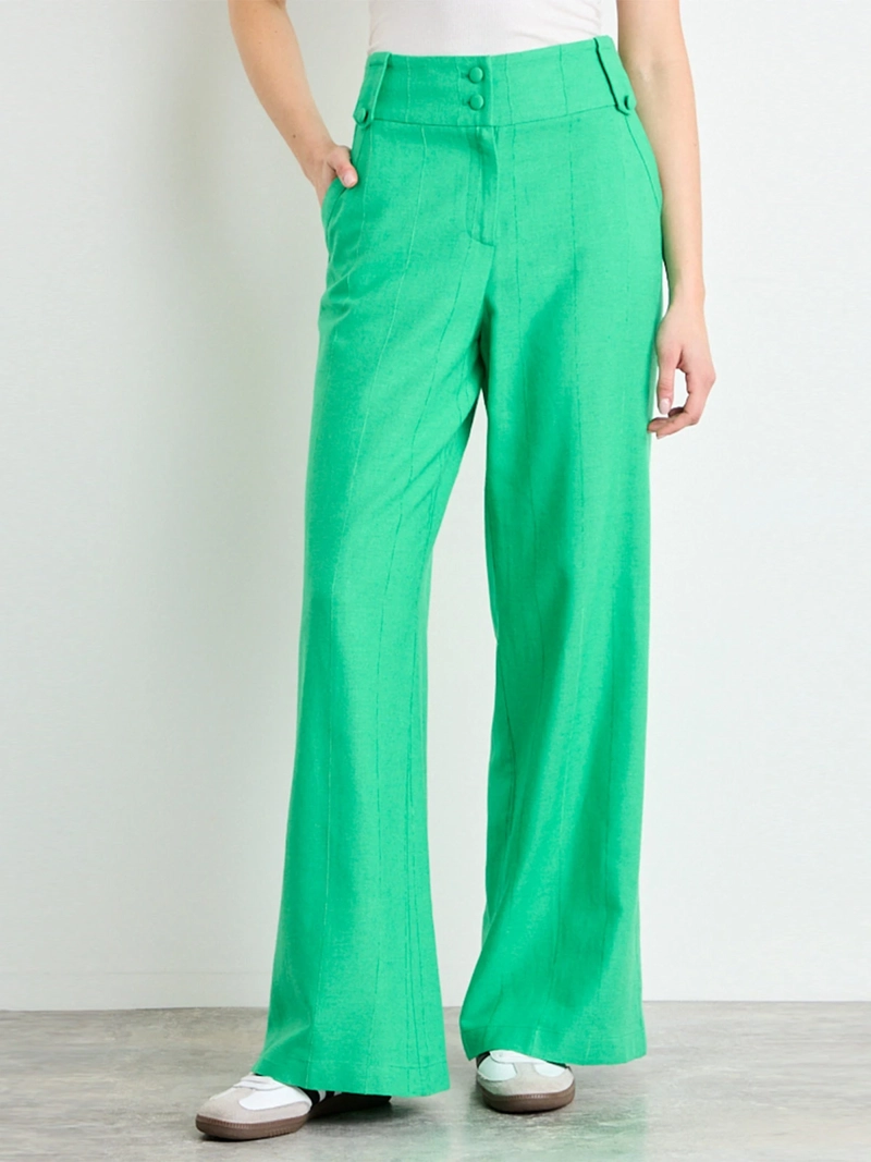 PANTALÓN MUJER IO LISO PALAZZO - 3