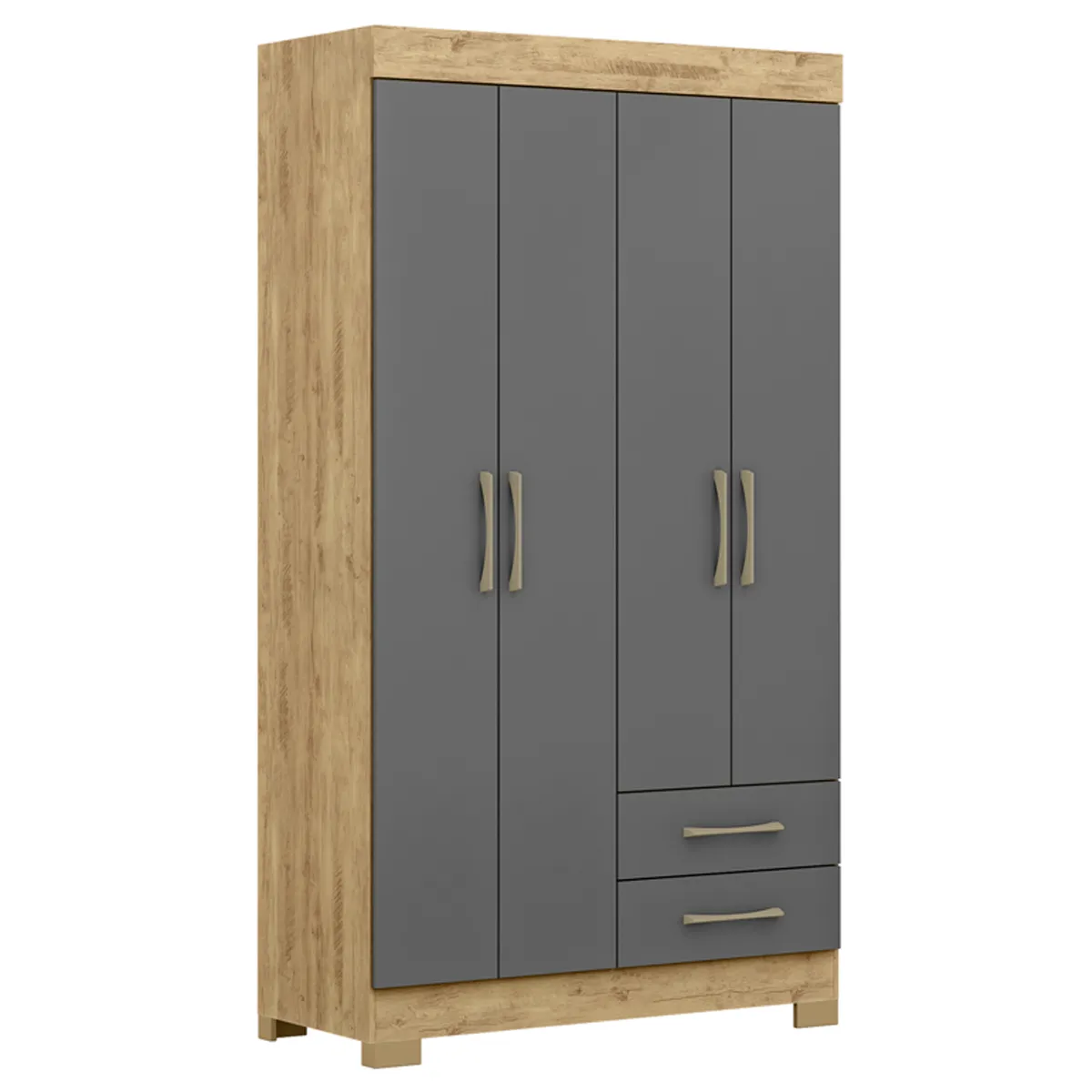 CLOSET DI PORETTI DESIGN ESCOCIA 4P 2C GRIS - 1