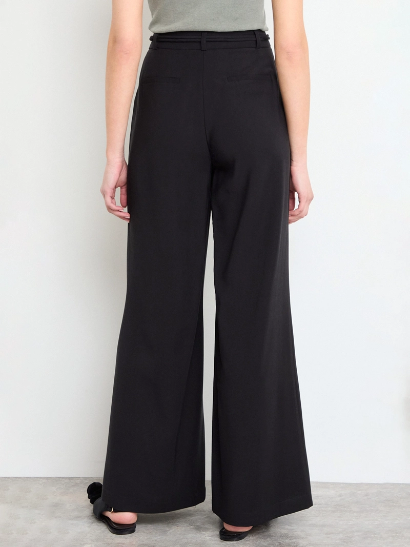 PANTALÓN MUJER IO PALAZZO SEMIFORMAL TIRO MEDIO - 4