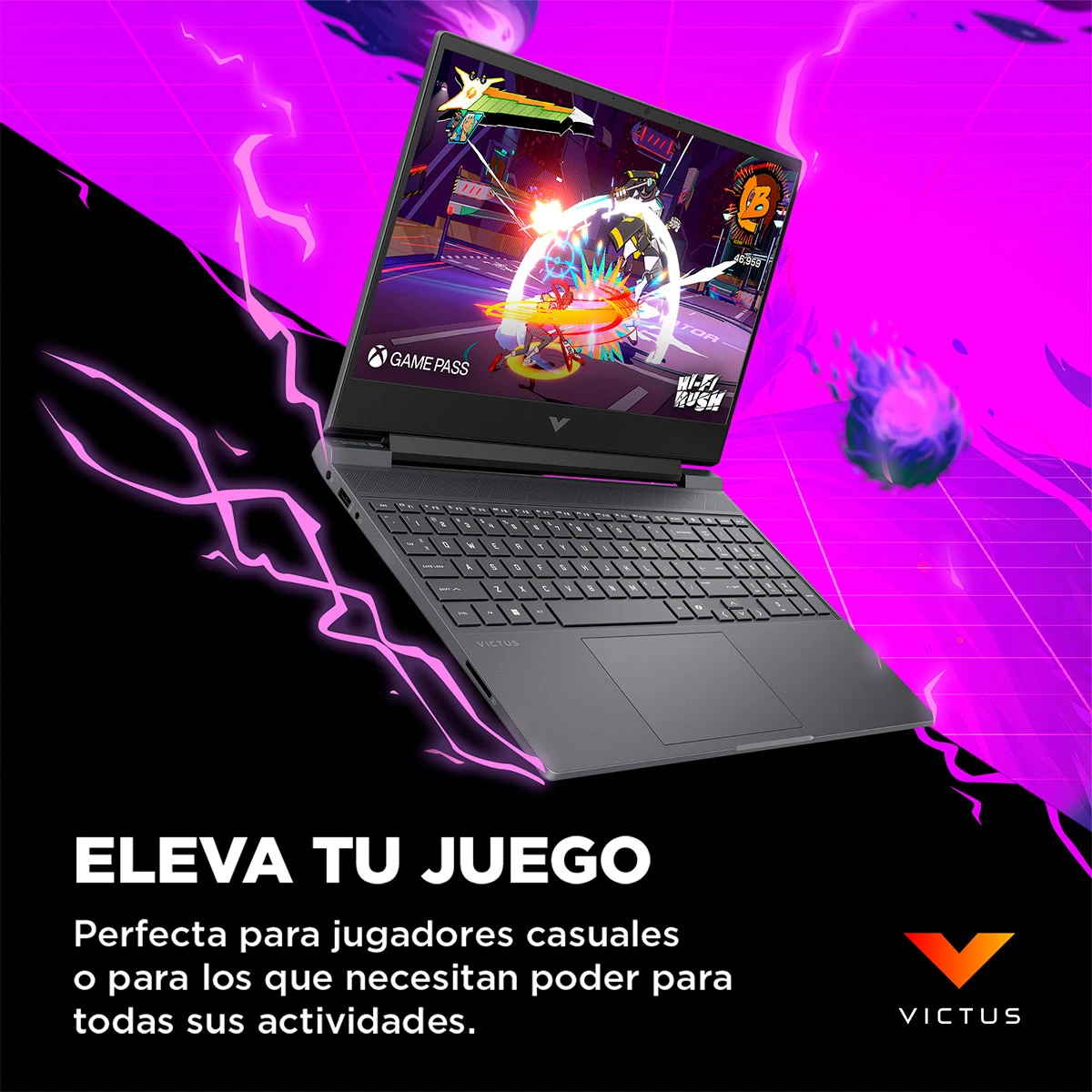 NOTEBOOK GAMER HP VICTUS 15-FA2014LA INTEL CORE I5 16GB RAM 512GB SSD NVIDIA RTX 3050 15.6” - 8