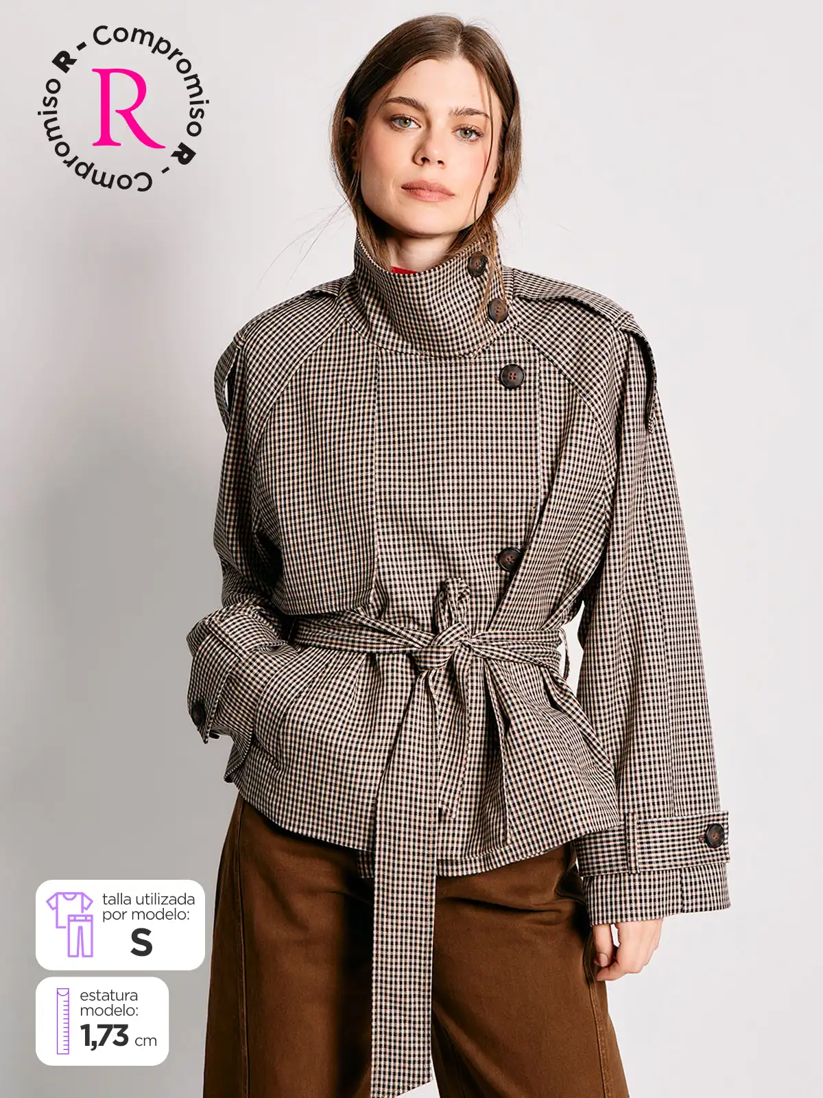 CHAQUETA MUJER MARQUIS TRENCH CORTO - 2