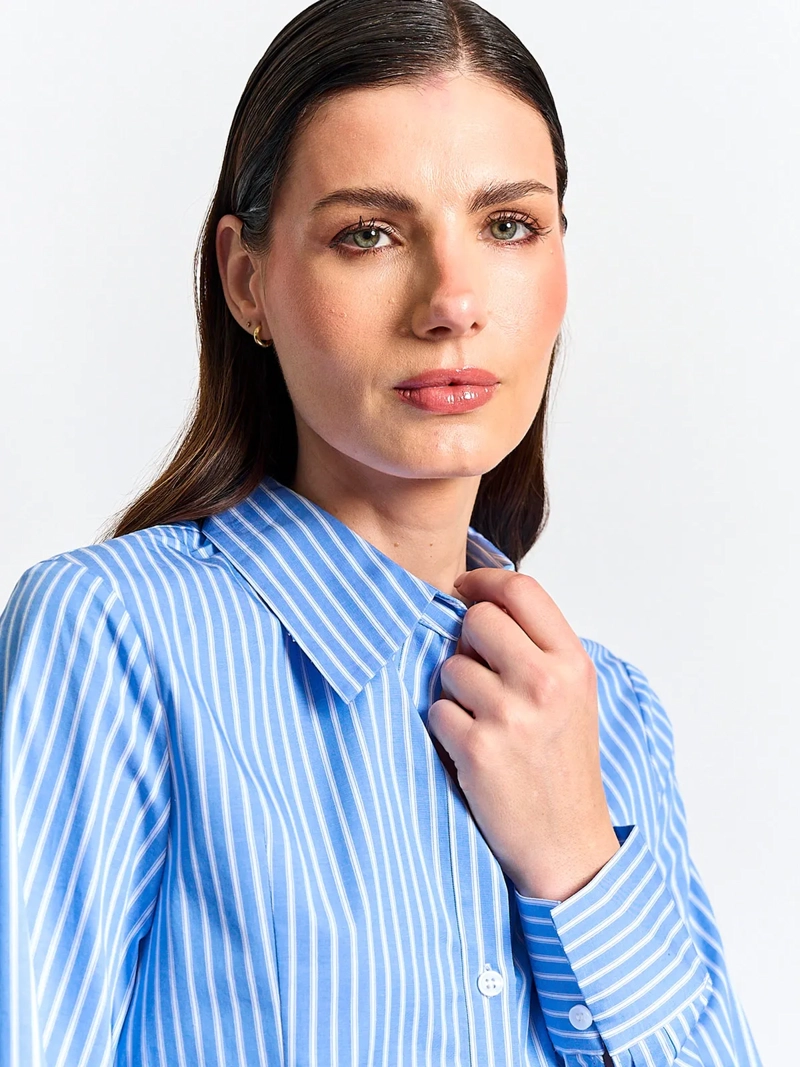 BLUSA MUJER MARQUIS ALGODÓN PINZAS - 3