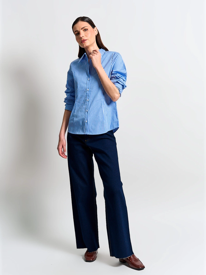 BLUSA MUJER MARQUIS ALGODÓN PINZAS - 4