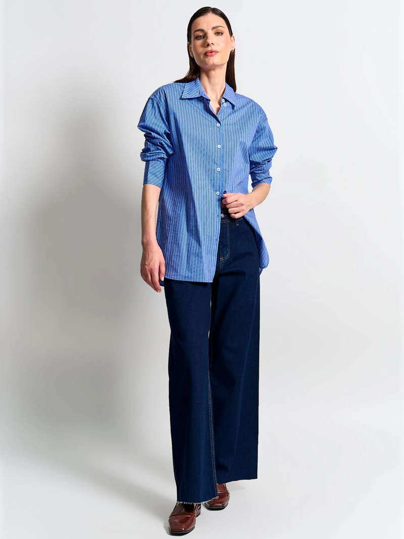 BLUSA MUJER MARQUIS ALGODÓN CAMISERA - 4