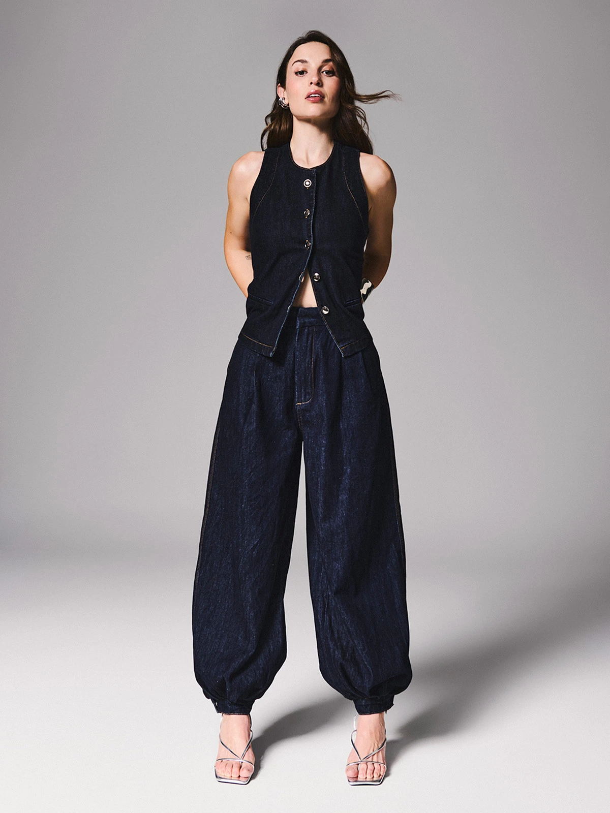 GILET MUJER MARQUIS ALGODÓN DENIM - 1