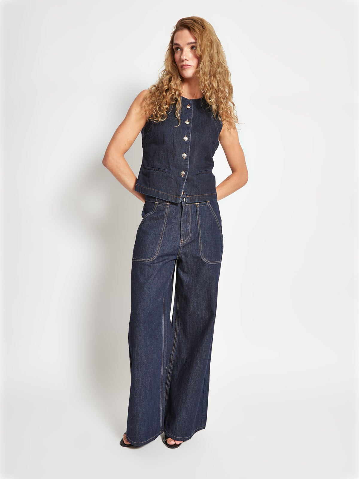 GILET MUJER MARQUIS ALGODÓN DENIM - 7