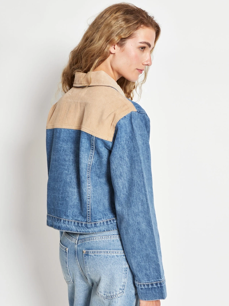 CHAQUETA MUJER MARQUIS ALGODÓN CUELLO COTELÉ - 2