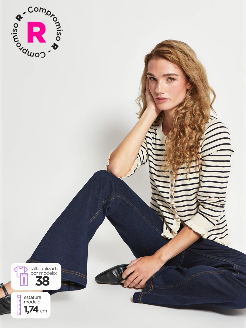 JEANS MUJER MARQUIS ALGODÓN FLARE - 1