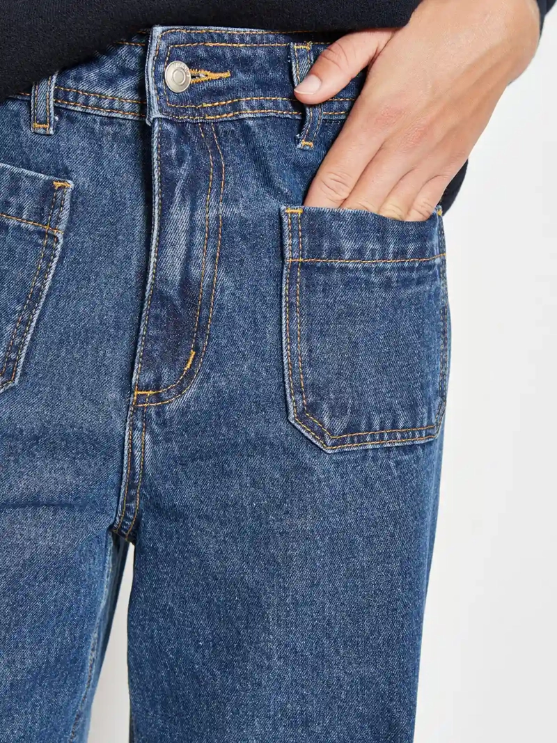 JEANS MUJER MARQUIS ALGODÓN WIDELEG - 4
