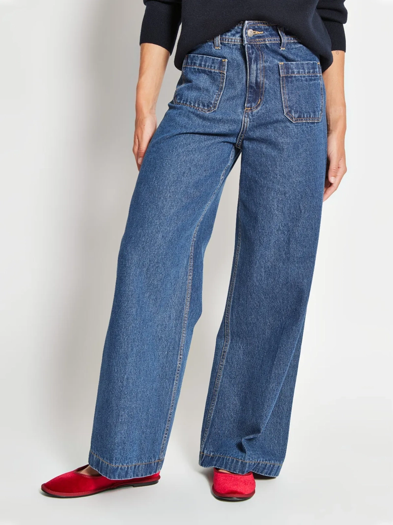 JEANS MUJER MARQUIS ALGODÓN WIDELEG - 2