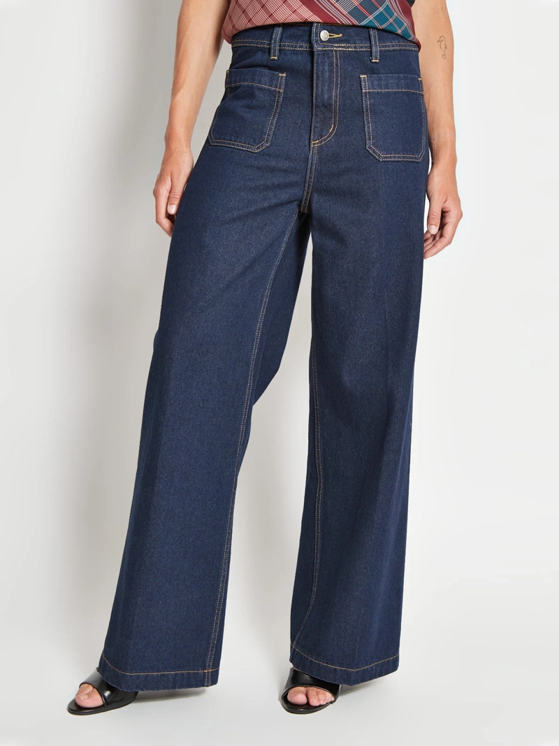 JEANS MUJER MARQUIS ALGODÓN WIDELEG - 2