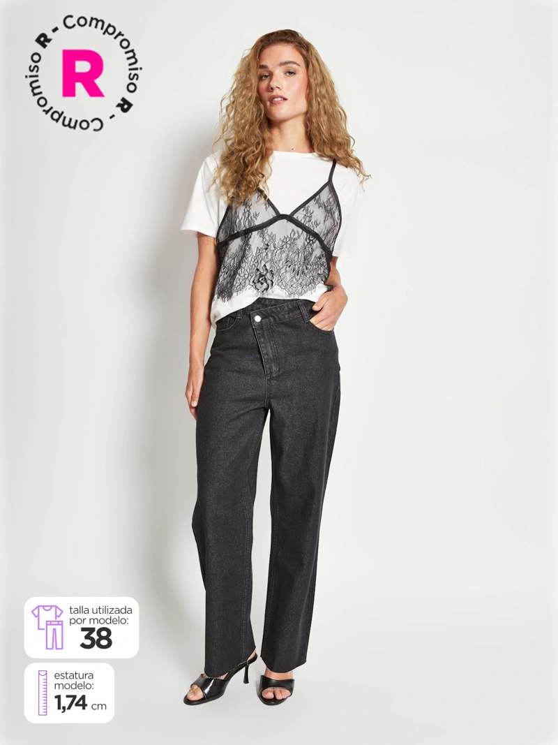 JEANS MUJER MARQUIS ALGODÓN STRAIGHT - 1