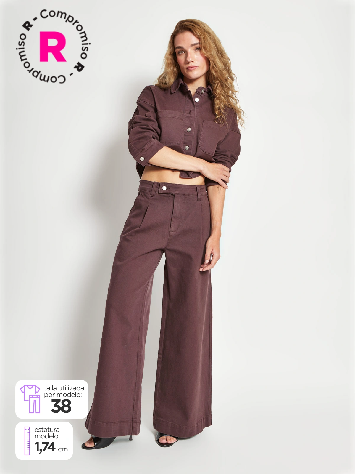 JEANS MUJER MARQUIS ALGODÓN WIDELEG - 2