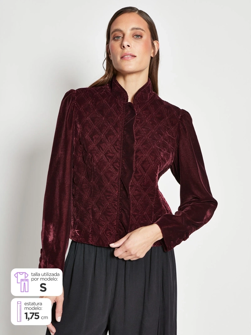 CHAQUETA MUJER MARQUIS TERCIOPELO QUILTED - 2