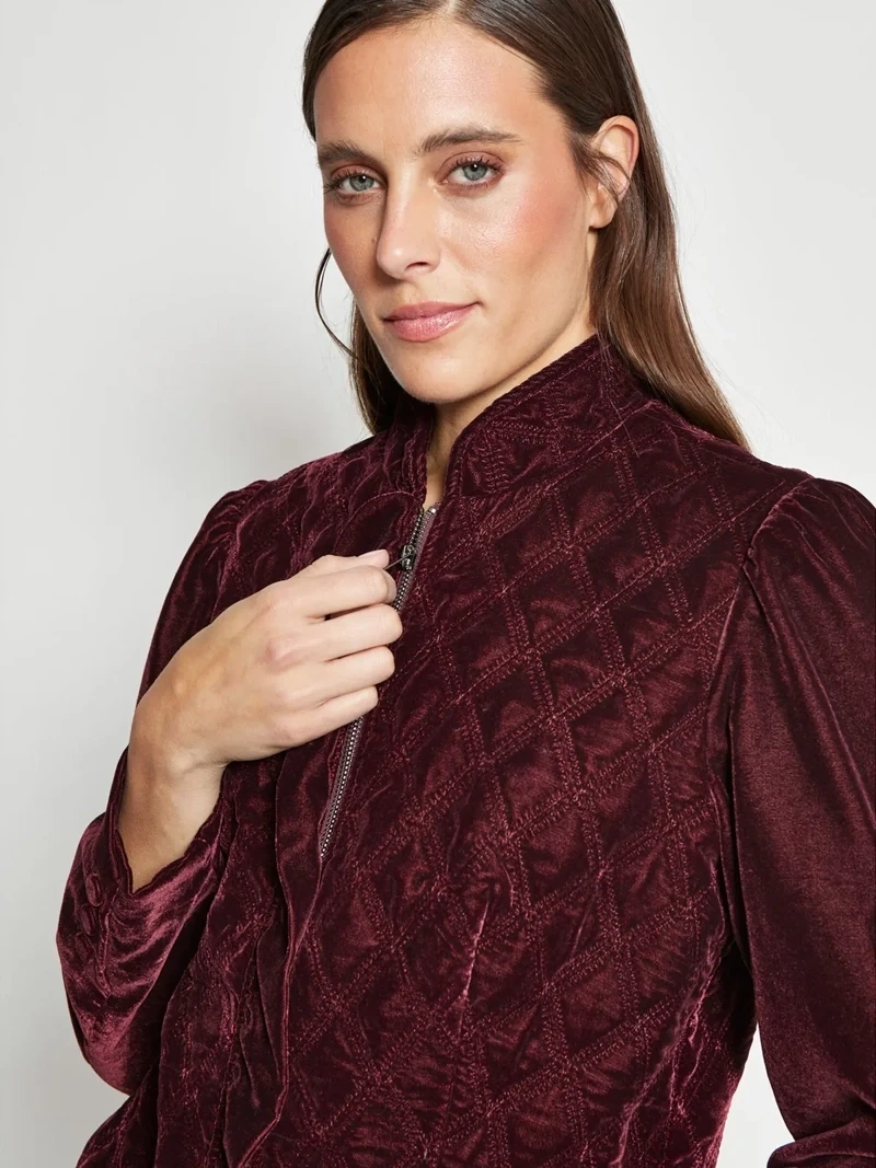CHAQUETA MUJER MARQUIS TERCIOPELO QUILTED - 4