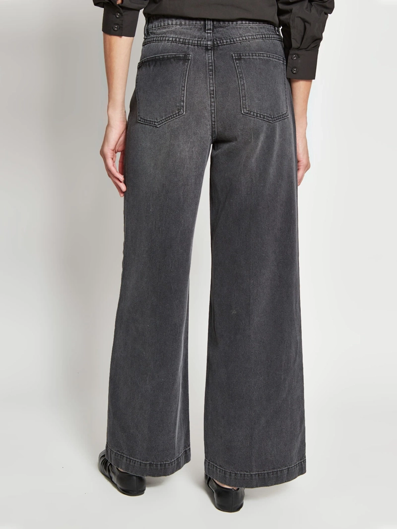 JEANS MUJER MARQUIS ALGODÓN WIDELEG QUEBRADURA - 3