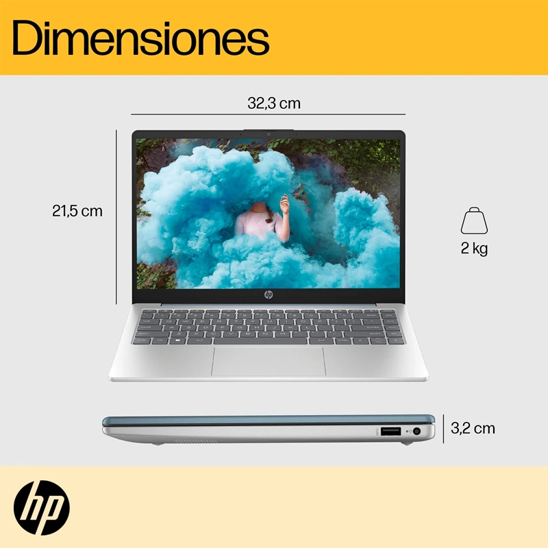 NOTEBOOK HP 14-EM0021LA AMD RYZEN 5 16GB RAM 512GB SSD 14” - 11