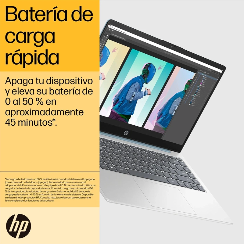 NOTEBOOK HP 14-EM0021LA AMD RYZEN 5 16GB RAM 512GB SSD 14” - 6