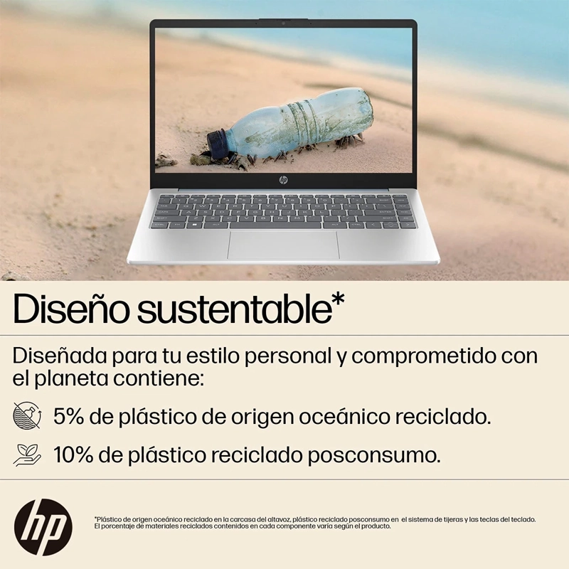 NOTEBOOK HP 14-EM0021LA AMD RYZEN 5 16GB RAM 512GB SSD 14” - 9