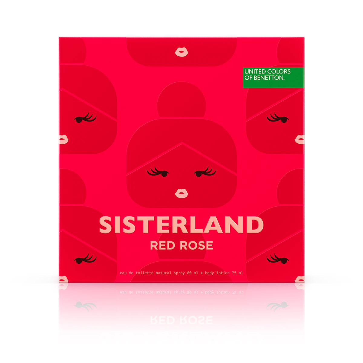 PERFUME BENETTON SISTERLAND RED ROSE MUJER EDT 80 ML + LOCIÓN CORPORAL 75 ML - 2