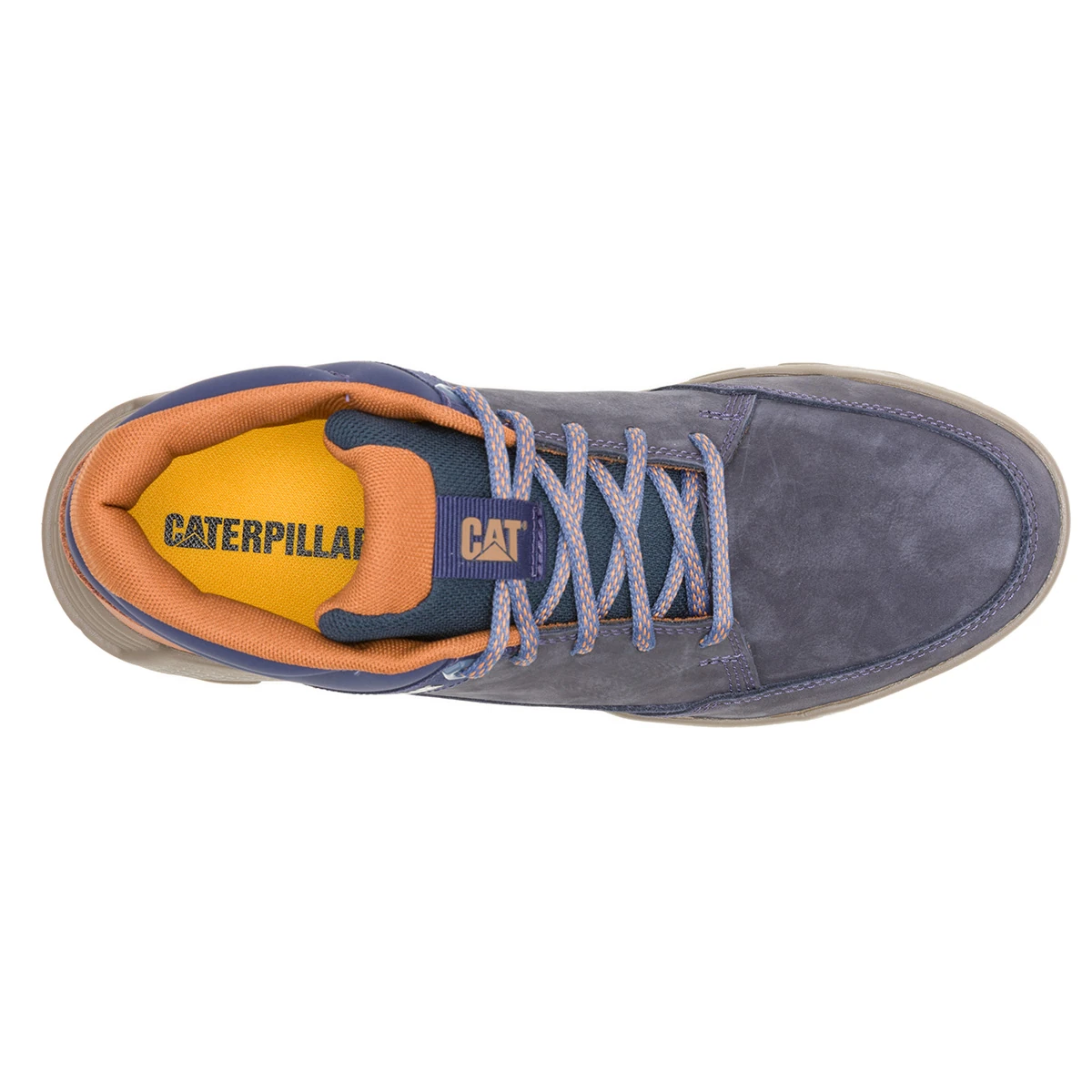 ZAPATILLAS HOMBRE CATERPILLAR URBANAS AZUL HEX LITE CRUISE MID CUERO - 5