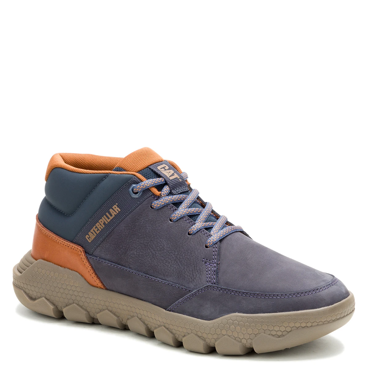 ZAPATILLAS HOMBRE CATERPILLAR URBANAS AZUL HEX LITE CRUISE MID CUERO - 2